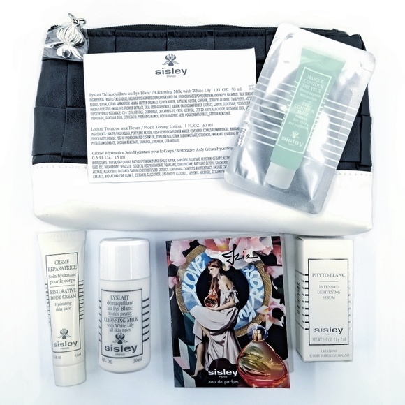 ❄️ SISLEY: 5-PC Deluxe Sample Set w/Zippered Bag - Picture 1 of 8